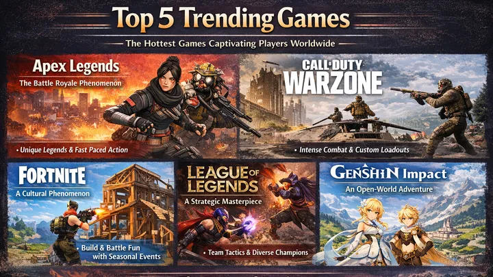 Top 5 Trending Games: The Best Titles for Ultimate Gaming Experience